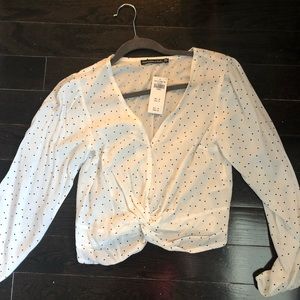 Abercrombie & Fitch Polka Dot Top